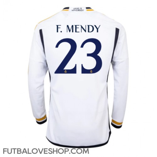 Dres Real Madrid Ferland Mendy #23 Domáci 2023-24 Dlhy Rukáv